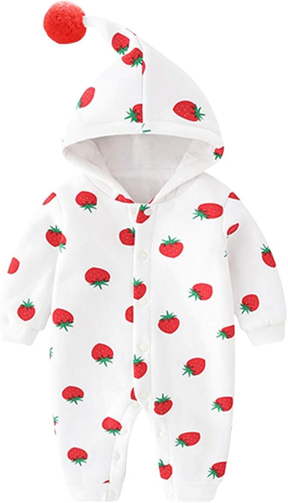 strawberry romper baby