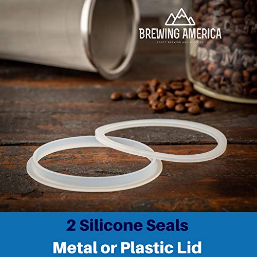 Cold Brew Filter for Mason Jar Wide Mouth Coffee Maker, UPGRADED