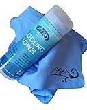 Ice Cooling Towel -Sports Instant Snap Golf Gym Yoga Towel For Your Neck- For All Sports and Outdoor Activities- Highly Effective Cooling- Comes With An Unconditional Guarantee To Stay Cool Outdoors