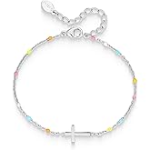 munone Christian Christmas Gifts for Women, Cross Bracelets for Women, Spiritual Gifts for Sister,Daughter and Friend
