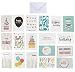 144-Pack Happy Birthday Cards - Includes 18 Colorful Designs with Party Hats, Balloons, Gift Boxes, Birthday Cake and Stars, 8 of Each, Bulk Box Set Variety Pack with Envelopes Included, 4 x 6 Inches primary