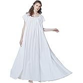 BEAUTELICATE 100% Cotton Victorian Nightgown For Women Sleepwear Maternity Long Dress