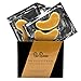 Gold Under Eye Mask - Luxury Anti ageing Hyaluronic Acid & Collagen Eye Pads to Reduce Wrinkles Rejuvenate Skin - Spa Quality Gold Eye Pads-15 Pairs