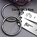 LParkin Star Wars Keychain Keyring I Love You I Know Couple Gifts for Him and Her Girlfriend Boyfriend Husband Wife Fans