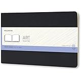 Moleskine Art Sketch Album, Soft Cover, Large (5" x 8.25") Plain/Blank, Black, 88 Pages
