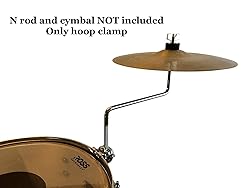 Cowbell Mount Bracket - Tom Hoop Clamp for
