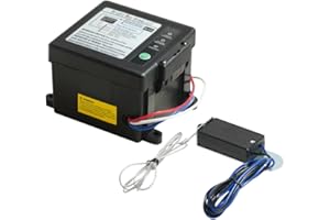 BRIGHT WAY GROUP Bright Way 2382 Complete Trailer Breakaway Kit Side Load with LED Charge Indicator 12V5AH Battery Emergency Trailer Brake Switch