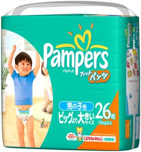 Amazon パンパース フィット パンツ ビッグより大きいサイズ 男の子用 26枚 パンパース おむつ