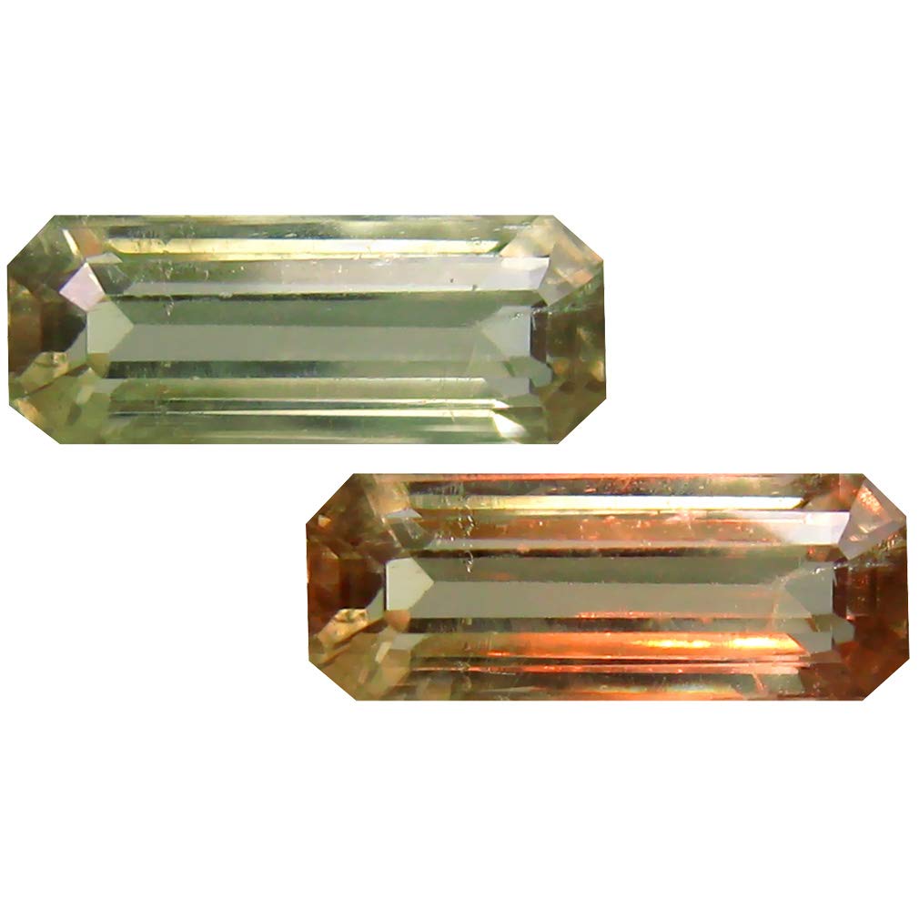 Deluxe Gems 1.24 ct Emerald Cut (10 x 4 mm) Turkish Color Change Diaspore Natural Loose Gemstone