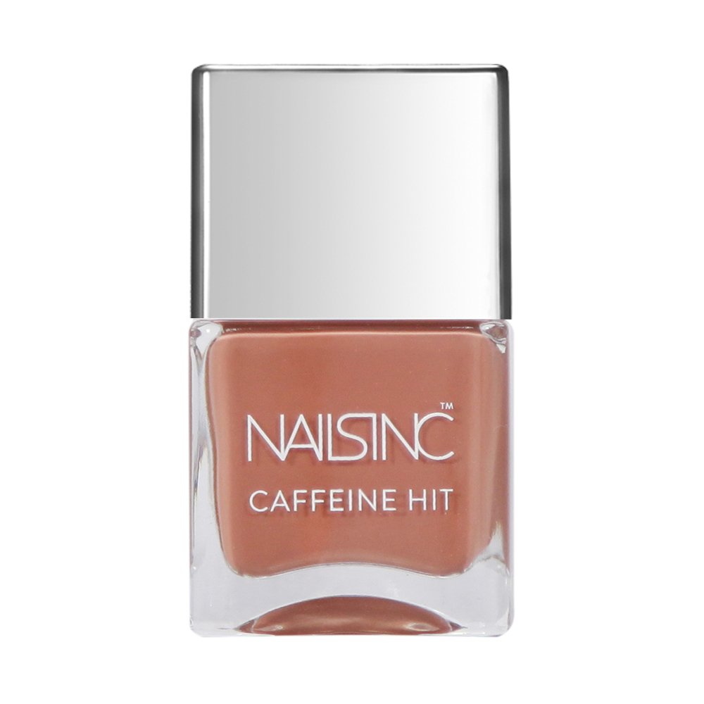 nail inc chai kiss caffeine hit nude nail polish for dark skin tones