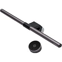 BenQ ScreenBar Halo LED Monitor Light/Lamp with Wireless Controller/Adjustable Brightness and Color Temperature/Eye-Care/No S