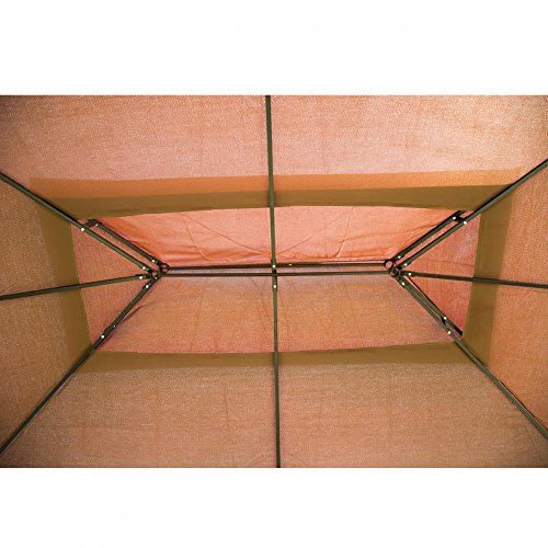 12'X 10' Outdoor Gazebo Steel frame Vented Gazebo w/ Netting BestMassage - Thumbnail 4