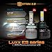 [Upgraded] Luxx ES Series - 80W All-in-One 360 degrees Kit - Cool White 6000K 6K - Low Beam - 9,000 lm - 9006/HB4