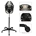 Anself Professional Stand Up Salon Hair Dryer, Bonnet Hood Rolling Base