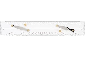 450mm Marine Navigation Parallel Ruler High Transparency Acrylic Nautical Sea Chart Plotting Tool
