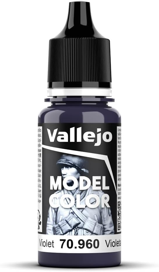 Vallejo Model Color Violet 17 ml Acrylic Paint Waterbased Brush Painting