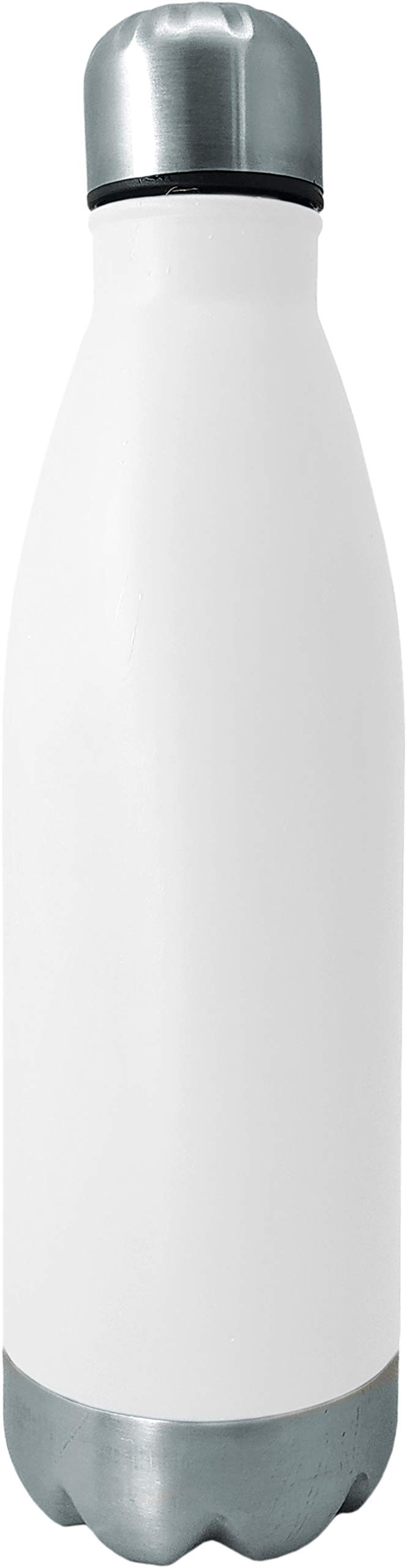 NERTHUS FIH 640 Stainless Steel Bottle 29 x 7,5 x 7,5 cm White