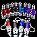 Mini LED Flashlights Keychain 24 Pack Assorted Colors - 2.5 Inches Mini Plastic Pocket Torch - 5-Bulb LED Keyring For Camping, Kids, Party Favor, Goody Bag Filler, Gift, Prize, Pocket Size - By Kidsco