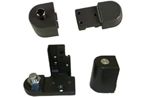 Pacific Doorware Kawneer Style TOP & Bottom Pivot Hinge Set for Commercial Adams Rite Type Storefront Door, Choose Handing & Finish (Right Hand in Dark Bronze)