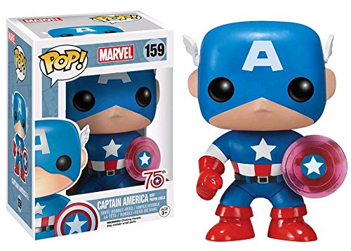 Funko Marvel Captain America with Photon Shield 75th Anniversary Pop Vinyl Figure