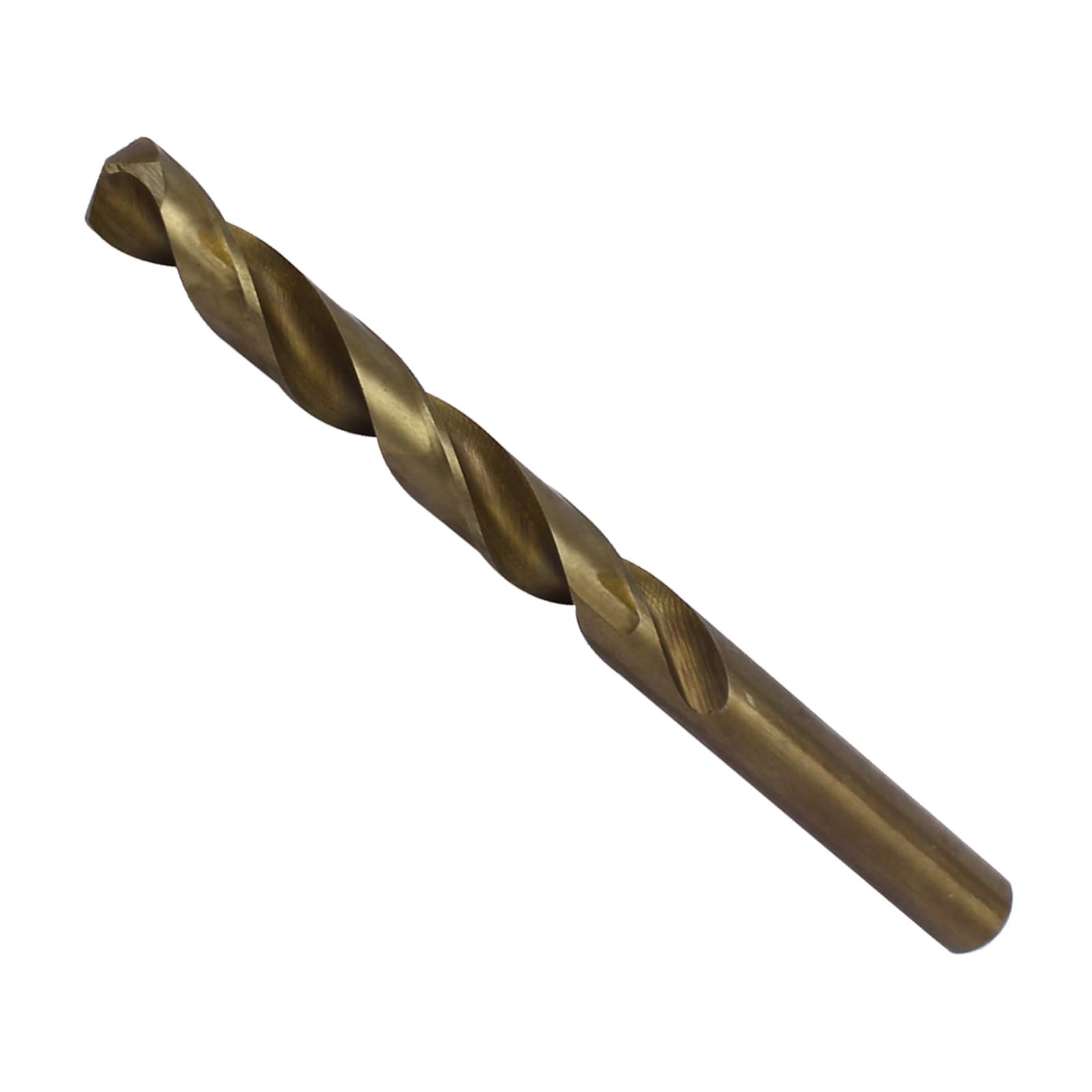 CoCud High Speed Steel Cobalt Twist Drill Bits, 10.8mm Diameter 140mm Length, Straight Twist Jobber Drill Bit - (Applications: for Metal Woodwork Plastic Aluminum)