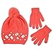 ABG Accessories Girls' Multi Gem Knit Beanie and Magic Glove Set