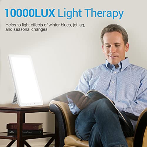 Sun Light Therapy Lamp, CT CAPETRONIX LED Bright Therapy Light with