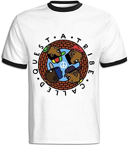 Toovee Men's White Generic Cotton A Tribe Called Quest Logo T-Shirt