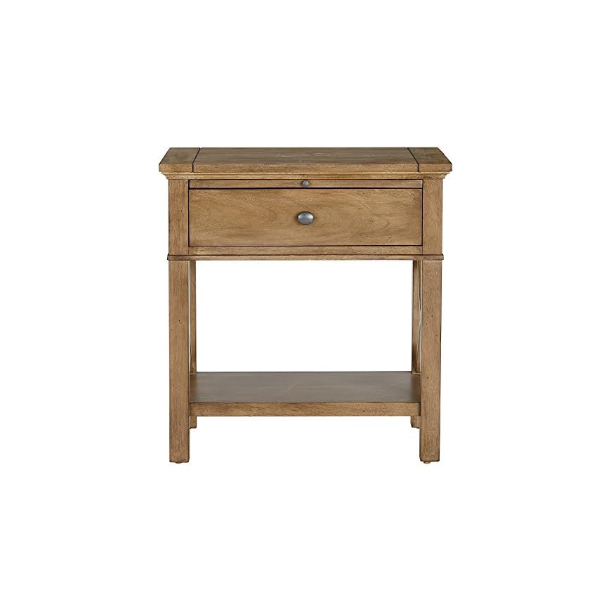 Ethan Allen Alec Night Table Single Drawer Bedside Table LAVORIST
