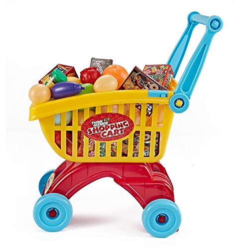 Think Gizmos Shopping Cart for Toddlers Supermarket Play Set TG705