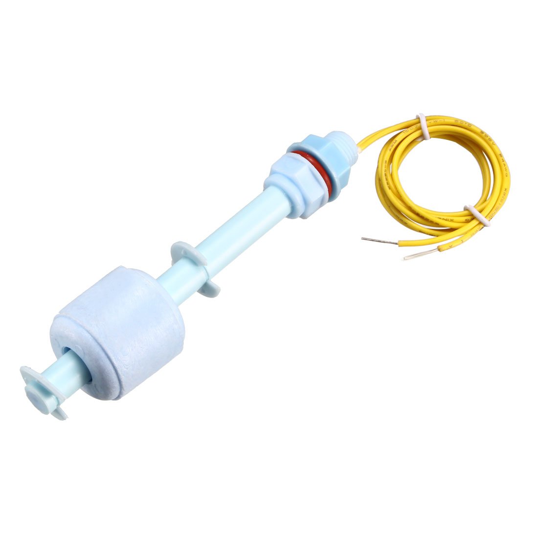 sourcingmap PP Float Switch for Water Pump Tank Liquid Water Level Sensor M10 100mm Length 16-inch Cable