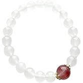 CHELYQST Beaded Bracelets for Women,Stretch Healing Crystal Bracelet Natural Stone Gemstone Jewelry Gifts