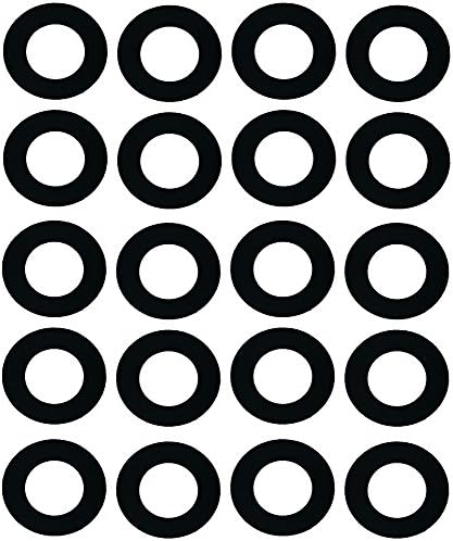 Sterling Seal CRG7106.500.125.300X20 7106 Rubber 60 Durometer Ring Gasket, 0.84" ID, Neoprene, 1/2" Pipe Size, 1/8" Thick, Pressure Class 300# (Pack of 20)