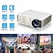 EUG LCD HD Home Theater Projector 1080P 4600 Lumen Digital TV Projector Movies Gaming with HDMI  HDMI USB RCA Audio VGA AV Zoom Keystone Built-in Speakers, Ideal for Outdoor Indoor Entertainment primary