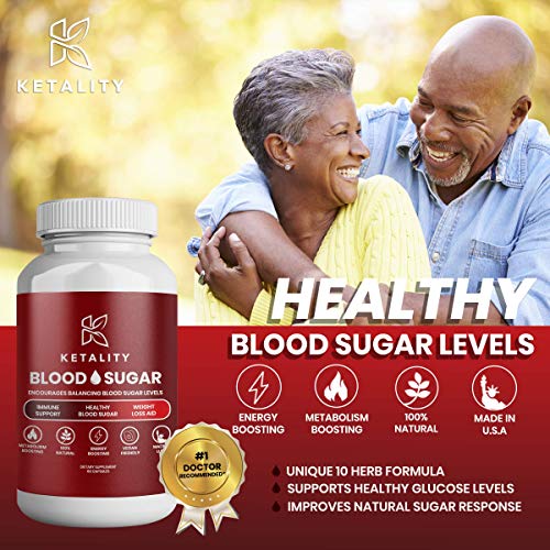 image for Ketality Premium Blood Sugar Support Supplement | Natural Glucose Cont