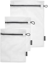 Brabantia Washing Bags Protective Mesh Laundry Bag Set of 3 White 33x25/45x33