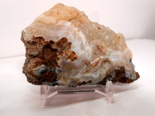 Rock Tumbler Gem Refill Kit New Mexico Blue "Luna" Agate Rough 8oz