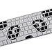 Litop Panda Silicone Thin Keyboard Cover Skin for Apple 13