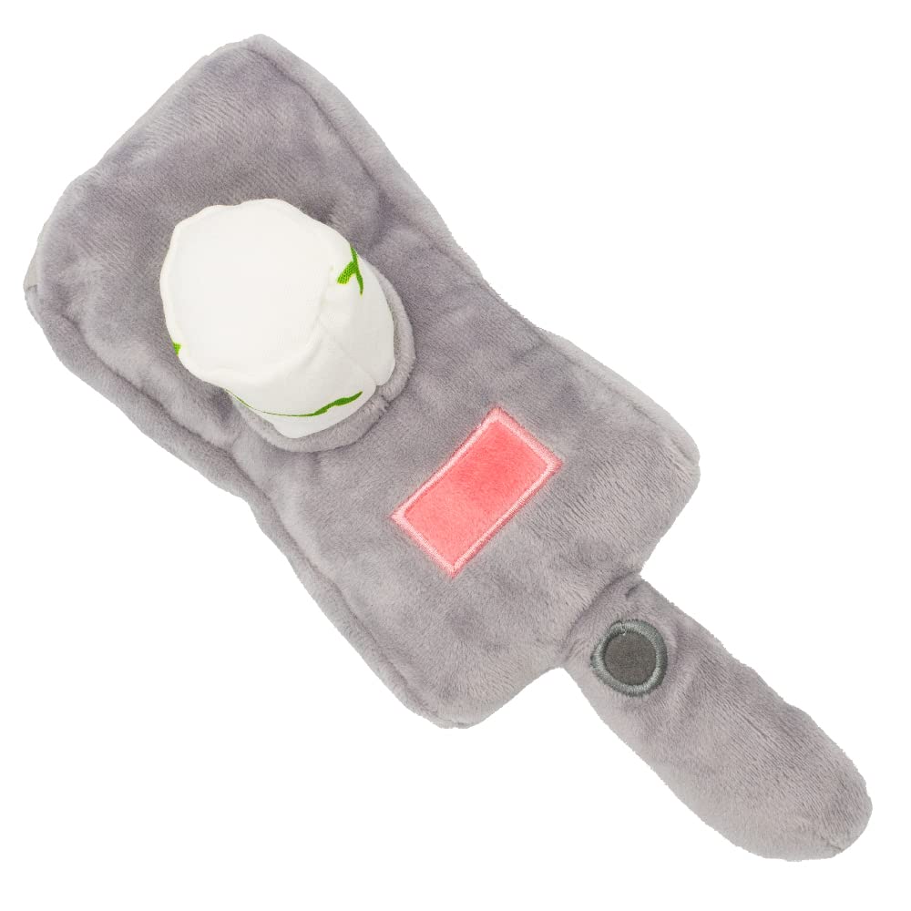 Buckle-Down Dog Toy, Comedy, Plush Squeaker Rick and Morty Portal Gun (DTPT-RMYS)