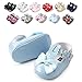 Sabe Infant Baby Girls Soft Sole Prewalker Crib Mary Jane Shoes Princess Light Shoes (6-12 Months Infant, A-Little Blue)