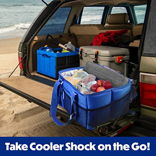 Cooler Shock Ice Packs for Cooler, Reusable, Long Lasting, Cold Freezer