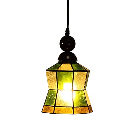 Makenier On Sale Tiffany Style Stained Glass Vintage Checkered