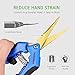 VIVOSUN 3-Pack Gardening Hand Pruner Pruning Shear with Titanium Coated Curved Precision Bladesthumb 3
