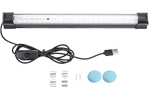 CHEOTIME Purple Light Bar, USB Powered LED Purple Light Bar, Magnetic Purple Light Bar with Switch for Body Paint, Party Deco