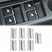 AndyGo Car Window Lift Buttons Sequins Sticker Decocation Fit for Chevrolet Cruze Malibu Aveo Trax Buick Encore Regal Lacrossse 7pcs Per Set
