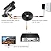 WildHD 4x200ft BNC Cable All-in-One Siamese Video and Power Security Camera Cable Extension Wire Cord with 2 Female Connetors for All HD CCTV DVR Surveillance System (200ft 4pack Cable, Black)