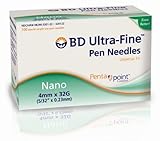 Nano Ultra-Fine Penta Point Sterile Pen Needles 4mm x 32G