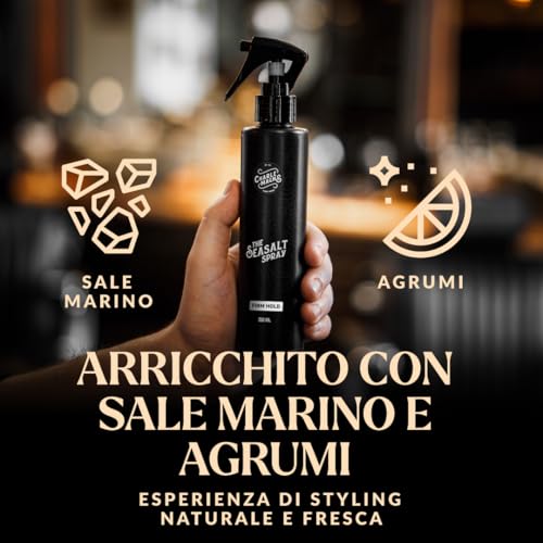 Charlemagne Sea Salt Spray - Hair Thickener - Pre-Styling Product - Salt Water Hair Spray - More Texture, More Volume - 200ml