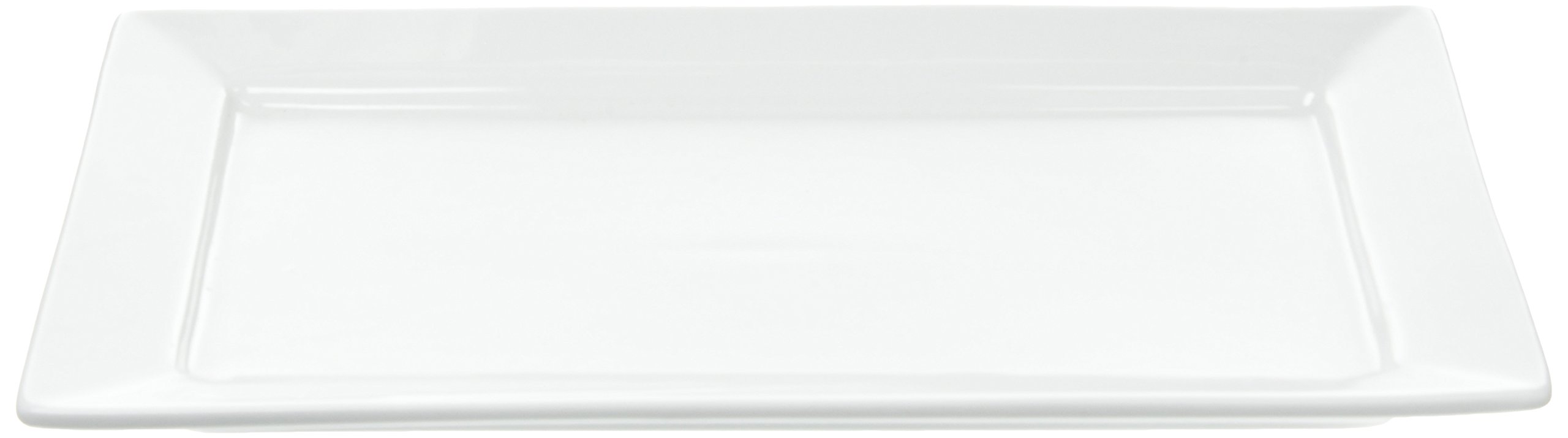 Genware NEV-180730 Royal Rectangular Plate, 30.5 cm x 18.5 cm (Pack of 6)