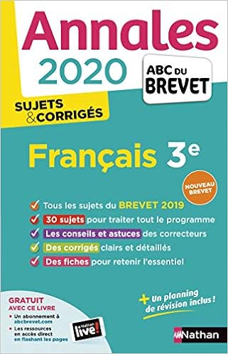 Amazon Fr Annales Abc Du Brevet 2020 Francais Bouhours Thomas Bouhours Thomas Livres Amazon Fr Annales Abc Du Brevet 2020 Francais Bouhours Thomas Bouhours Thomas Livres